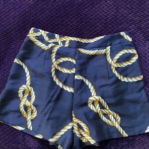 Zara nautical knots shorts